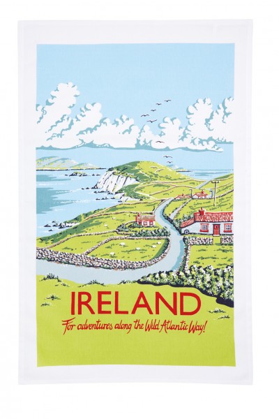 Ireland Cotton Tea Towel - The Wild Atlantic Way