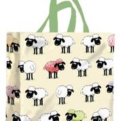 Sheepish PVC Mini Gusset Bag by McCaw Allan - Click Image to Close
