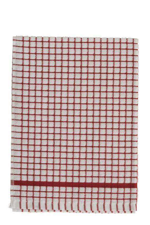 Lamont Red Poli-Dri Tea Towel - Click Image to Close