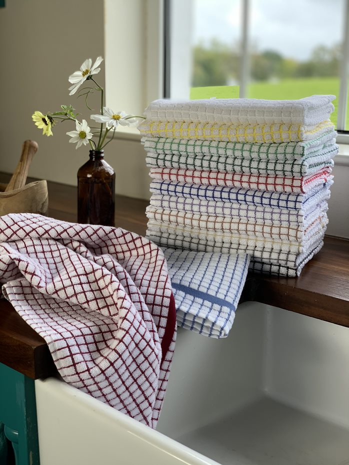 Lamont Poli-Dri Tea Towels - Set of 9 - Click Image to Close